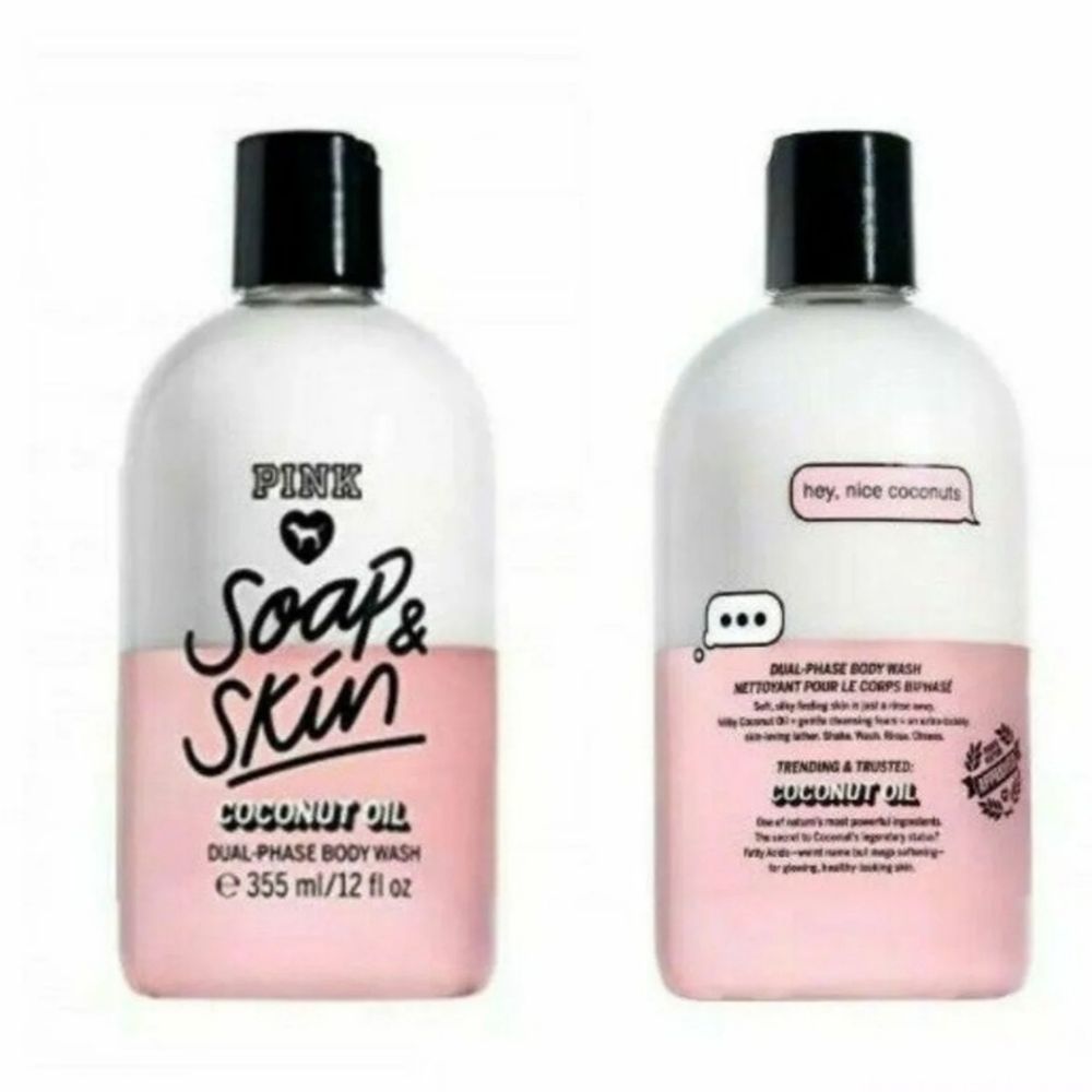 Pink VS Coconut Oil Dual Phase Body Wash